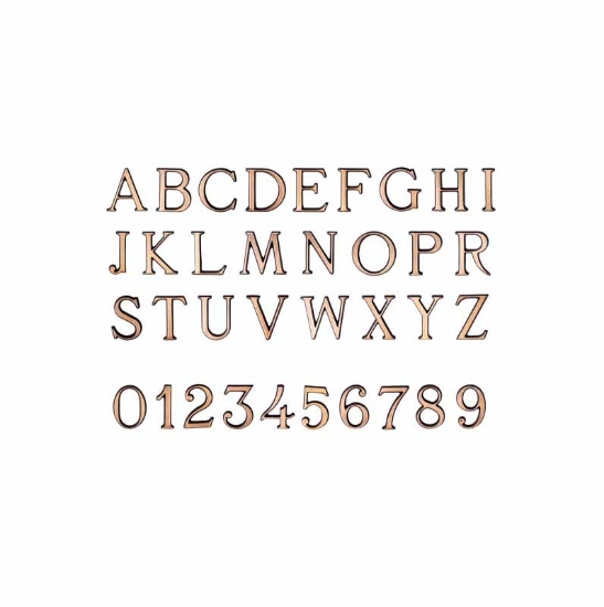 Obrázok z RL25BR W Románo 25 lepené W bronz