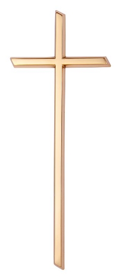 Obrázok z K01130 Krížik klasický 29,5x11,5 , zlato