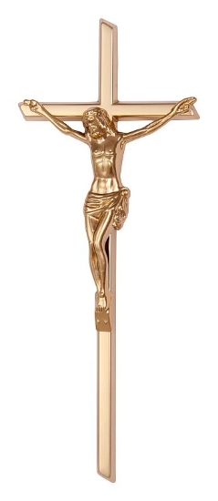 Obrázok z K01130a Krížik klasický s korpusom 29,5x11,5 , zlato