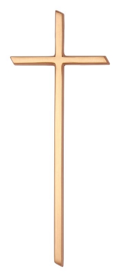 Obrázok z K01530 Krížik klasický 29,5x11,5 , bronz