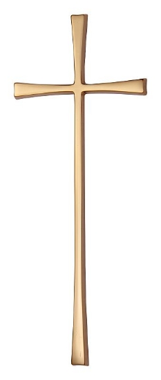 Obrázok z K06130 Krížik romano 30x11,5 , zlato