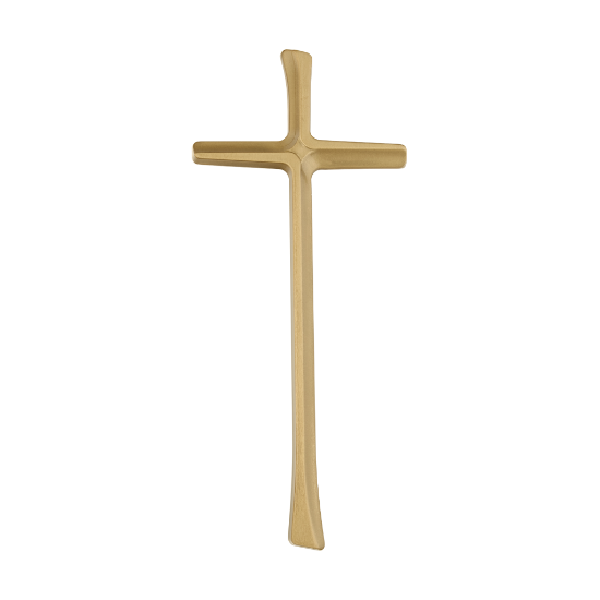 Obrázok z K53522 Krížik tvarovaný bronz