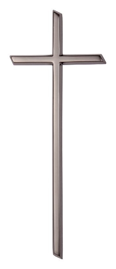 Obrázok z K01330 Krížik klasický 29,5x11,5 , čierne zlato